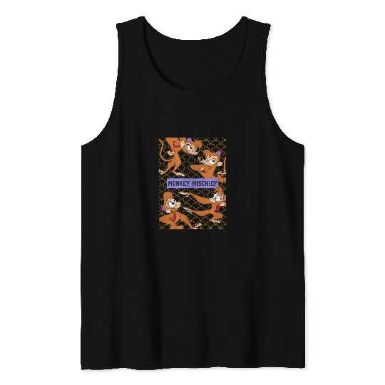 Disney Aladdin Abu Monkey Mischief Tank Tops
