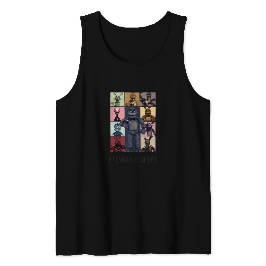 Five Nights At Freddys Eras Tour Essential Tank Tops