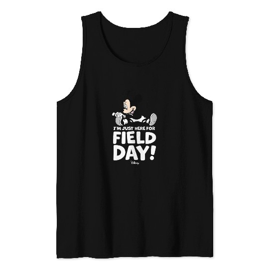 Disney - Mickey Just Here For Field Day Tank Tops