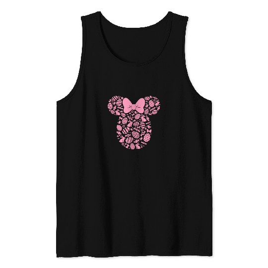 Disney Minnie Mouse Pink Easter Tank Tops
