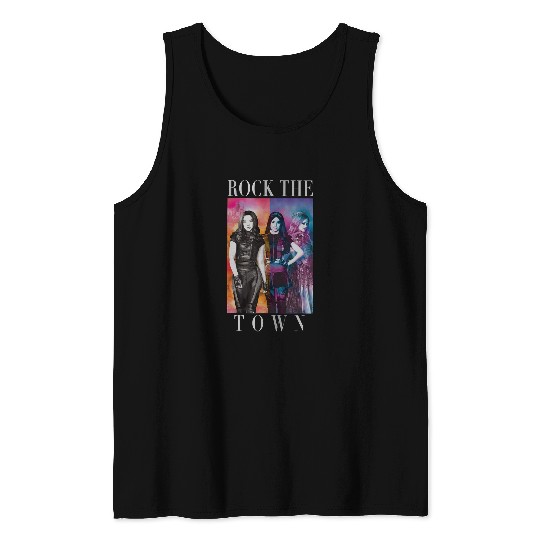 Disney Descendants Mal And Evie Rock The Town Tank Tops