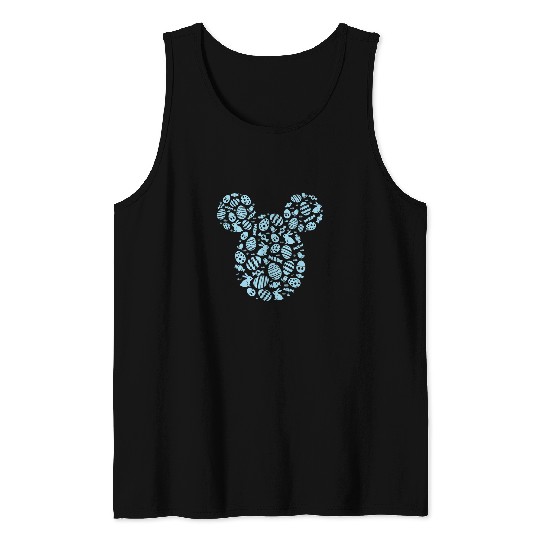 Disney Mickey Mouse Blue Easter Tank Tops