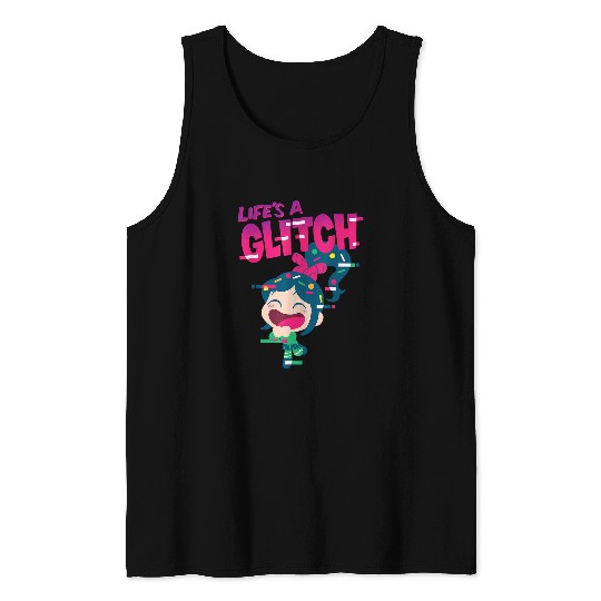 Disney Ralph Breaks the Internet Vanellope Glitch Tank Tops