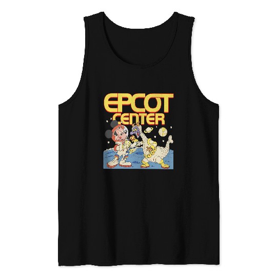 Disney Epcot Mickey & Dragon Figment Astronaut Tank Tops