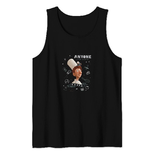 Disney PIXAR Ratatouille Remy Linguini Anyone Ca Tank Tops