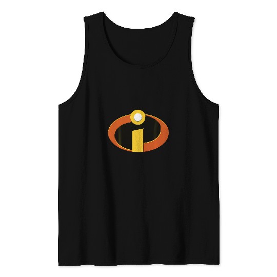Disney Pixar Incredibles Movie Logo Tank Tops