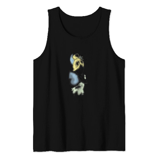 Disney Peter Pan Tinkerbell Airbrush Style Sketch Tank Tops