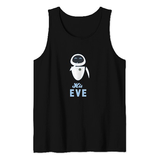 Disney Pixar Wall-E His Eve Couples Tank Tops