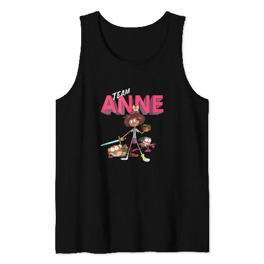 Disneyss Channel Amphibia Team Anne Tank Tops