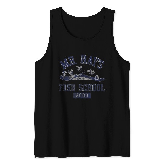 Disneyss Pixars Finding Nemo Mr Rays Fish School 2003 Poster Tank Tops
