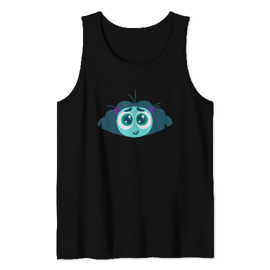 Disneyss Pixars Inside Out 2 Envy Big Head Logo Tank Tops