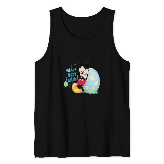 Disney Mickey Oh Boy Easter Tank Tops