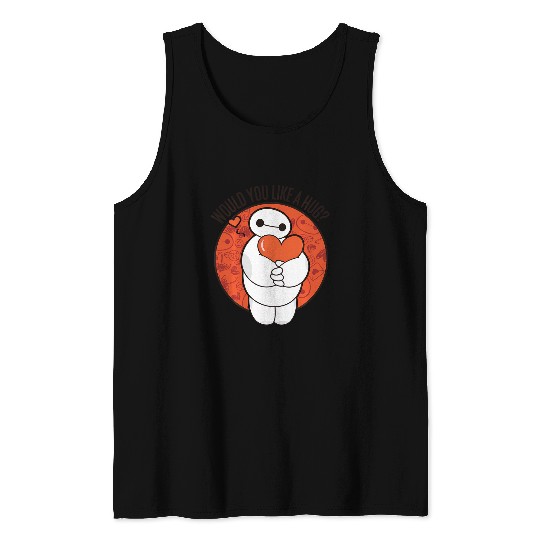 Disney Big Hero 6 Baymax Hug Valentine'S Tank Tops