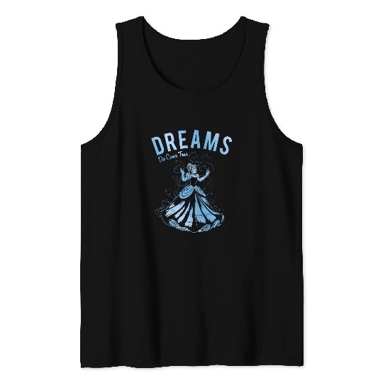 Disney Cinde Dreams Do Come True Portrait Tank Tops