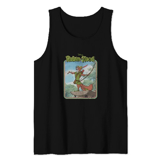 Disney Robin Hood Retro Long Sleeve Tank Tops