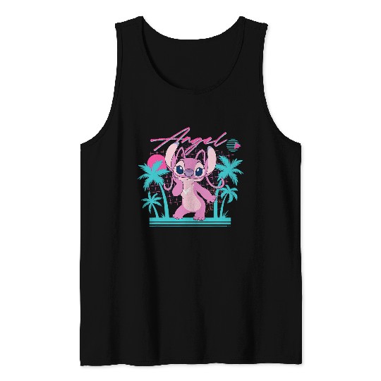 Disney Stitch Retro ’90s Couples Matching Valentine’s Angel Tank Tops