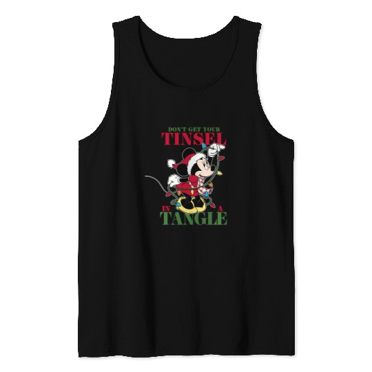 Disney Minnie Mouse Tinsel Christmas Tank Tops