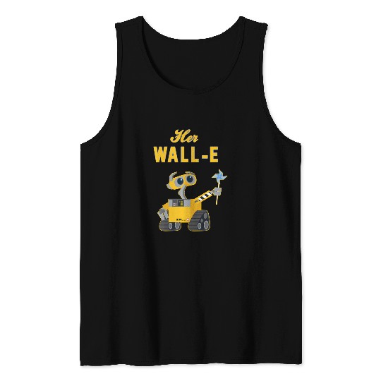 Disney Pixar Wall-E Her Wall-E Couples Tank Tops