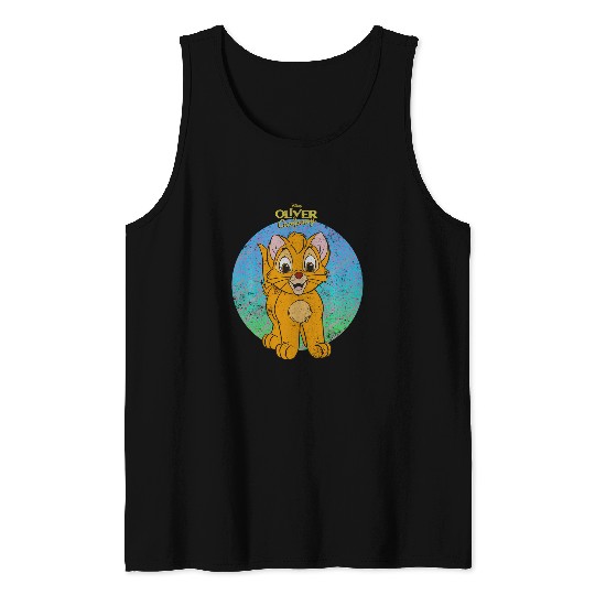 Disney Oliver Company Tank Tops