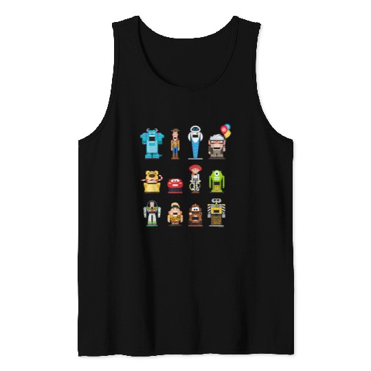 Disneyss And Pixars Holiday Christmas Nutcracker Characters Tank Tops