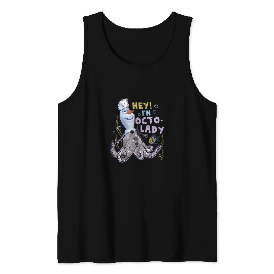 Disney Olaf Presents Ursula Costume Sketch Tank Tops