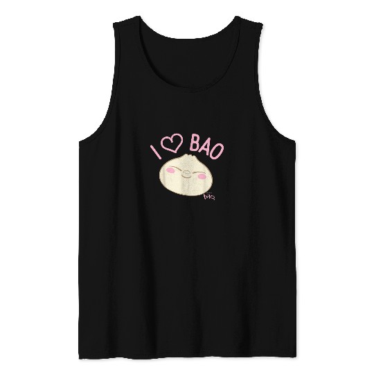 Disney Pixar Bao I Heart Bao Smiling Dumpling Tank Tops