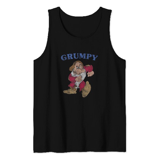 Disneyss Snow White And The Seven Dwarfs A Grumpy Character Tank Tops