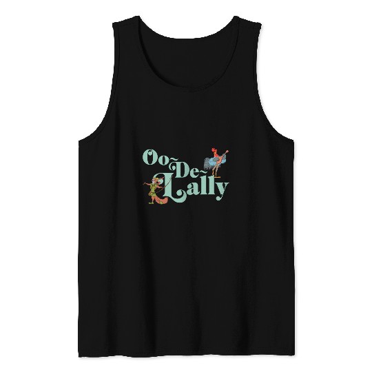 Disney Robin Hood Oo-De-Lally Iconic Quote Chest Text Logo Tank Tops