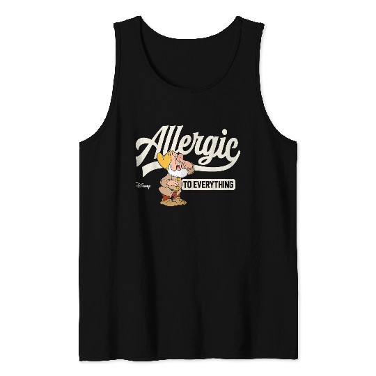 Disneyss Princess Snow White Allergic To Everything Tank Tops