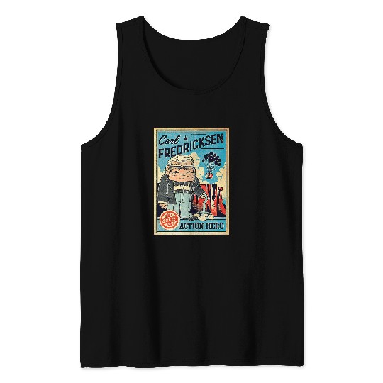 Disney Pixarss Up Carl Acton Hero Tank Tops