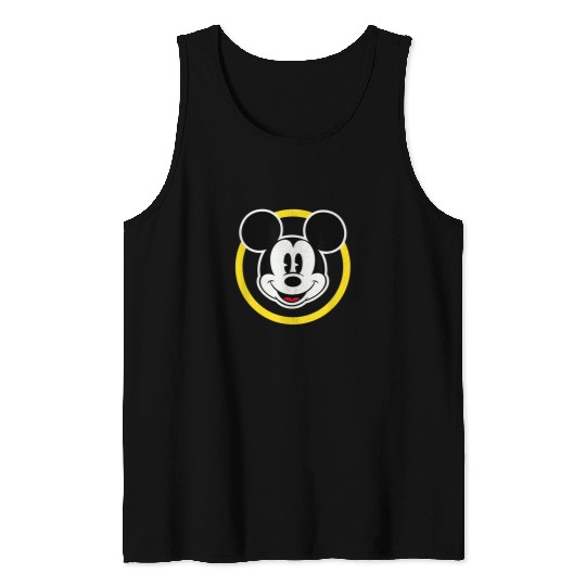 Amazon Essentials Disney Smiling Mickey in Yello Tank Tops