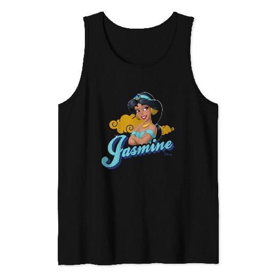 Disneys Princess Jasmine Aladdin Character Tank Tops