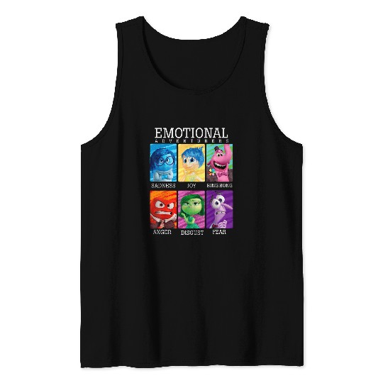 Disneys Pixar Inside Out Emotions Yearbook Group Tank Tops