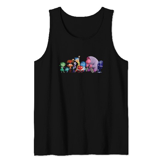 Disneyss And Pixarss Inside Out 2 Emotions Group All Together Tank Tops
