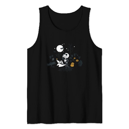 Disneyss The Nightmare Before Christmas Halloween Town Entry Tank Tops