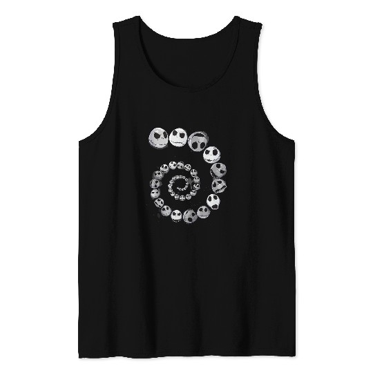 Disneyss The Nightmare Before Christmas Jack Emotional Spiral Tank Tops
