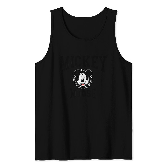 Disneyss Mickey And Friends Mickey Mouse Hollywood Collegiate Tank Tops