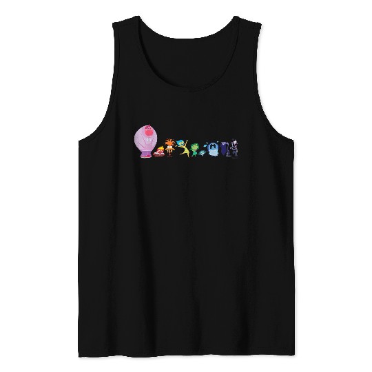 Disneyss And Pixarss Inside Out 2 Emotions Toony Lineup Tank Tops