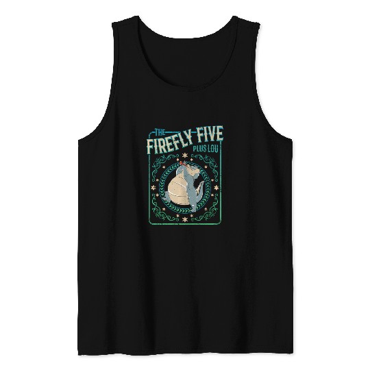 Disney The Princess And The Frog The Firefly Five Plus Lou Tank Tops