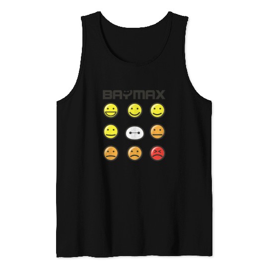 Disney Big Hero  Baymax  Levels Of Pain Array Tank Tops