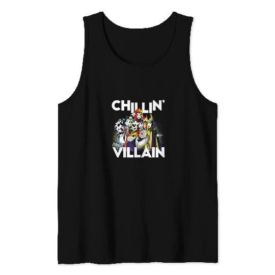 Disneys Villains Cruella Evil Queen Ursula Maleficent Tank Tops