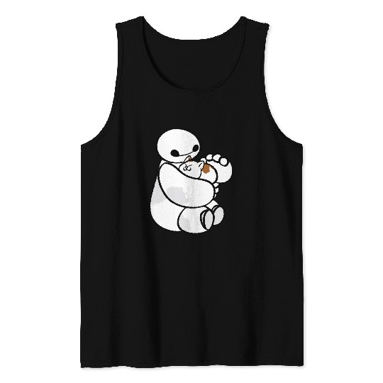 Disney Big Hero 6 Baymax Cat Cute Portrait Tank Tops