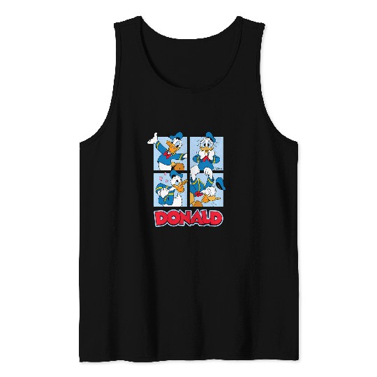 Disney - Donald Duck Grid Tank Tops
