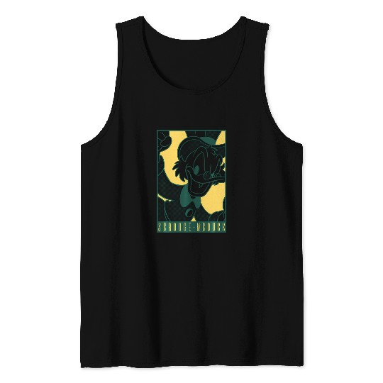 Disney Ducktales Scrooge Mcduck Comic Portrait Tank Tops