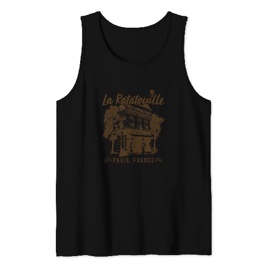 Disney Pixar Ratatouille Paris Tank Tops
