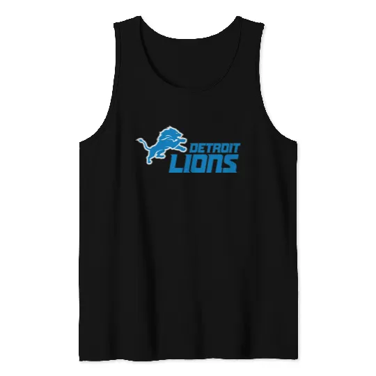 Detroit Lions Logo Tank Tops