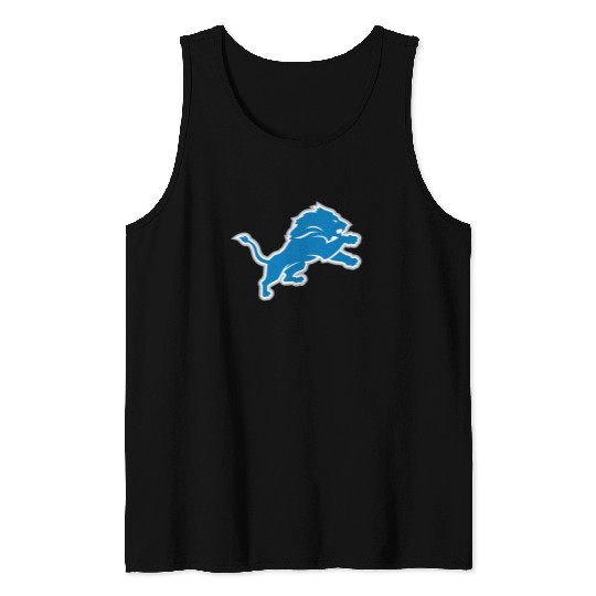 Detroit Lions Logo Tank Tops