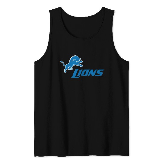 Detroit Lions Logo Tank Tops
