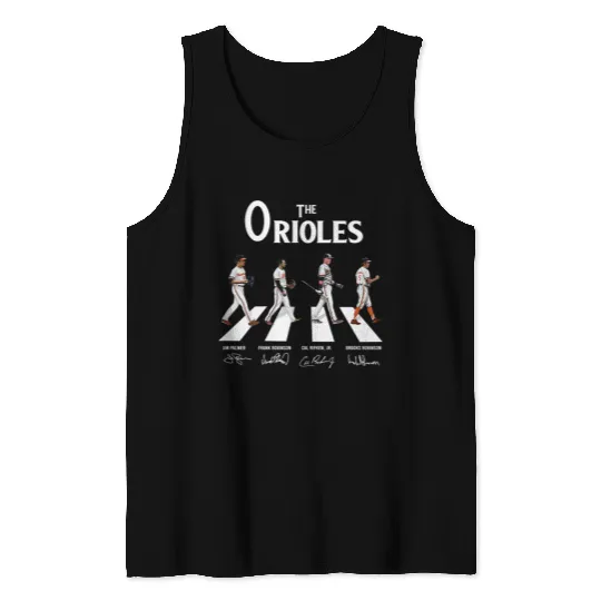 The Orioles Shirt Walking Abbey Road Signatures Tank Tops