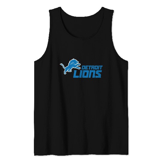 Detroit Lions Logo Tank Tops